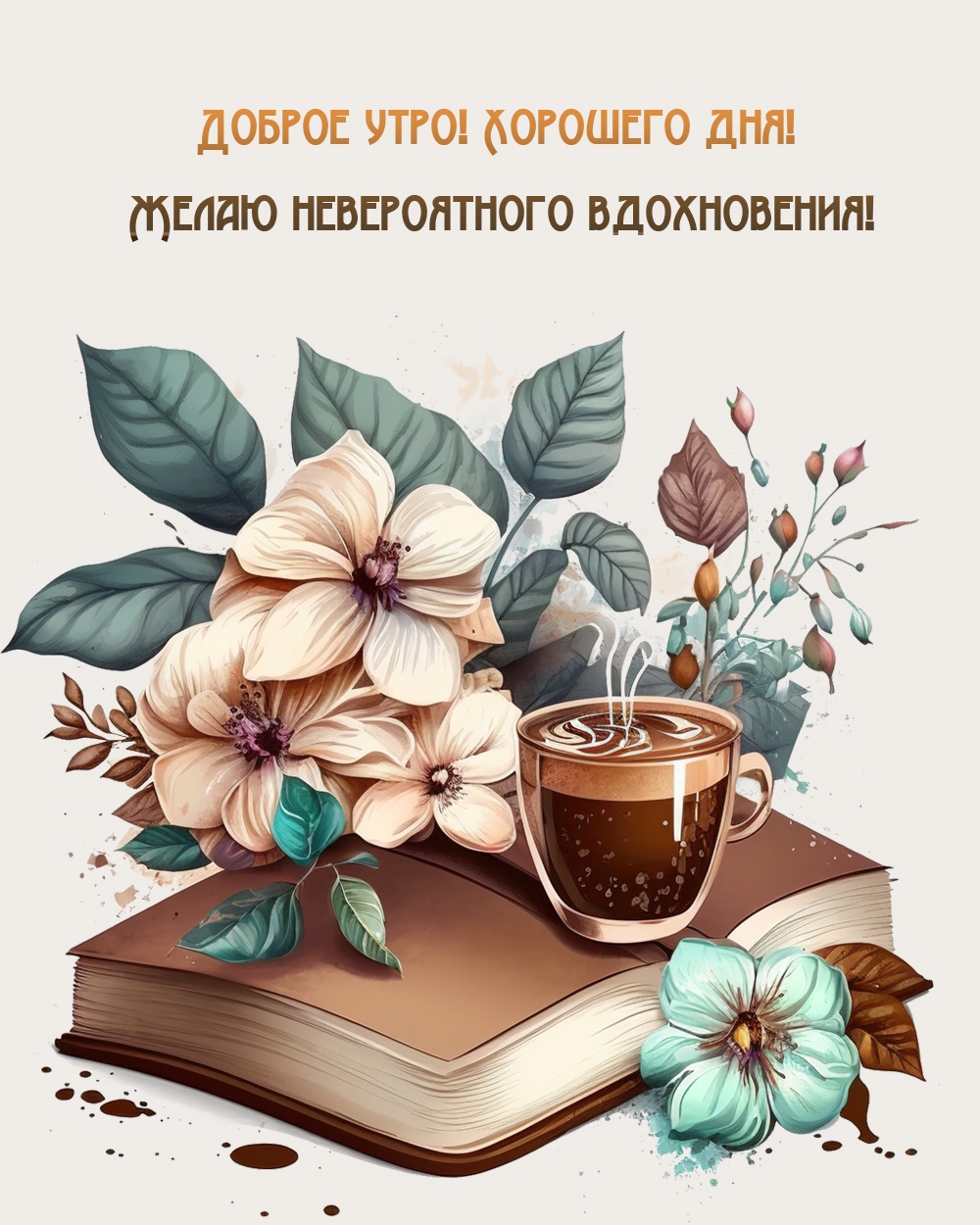 Доброе утро! Хорошего дня! Желаю невероятного вдохновения!