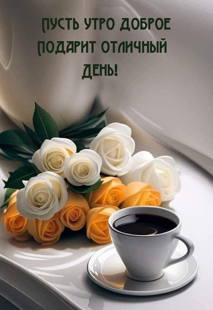 Пусть утро доброе подарит отличный День!