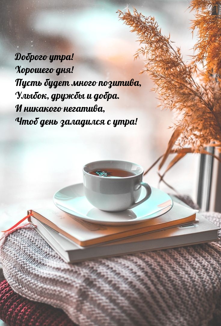 Доброго утра! Хорошего дня! Пусть будет много позитива