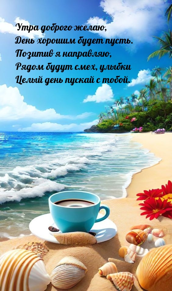 Утра доброго желаю, День хорошим будет пусть.