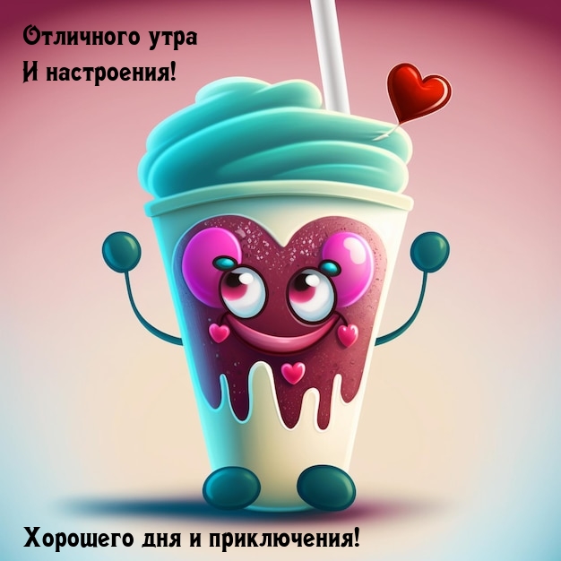 Отличного утра и настроения! Хорошего дня и приключения!