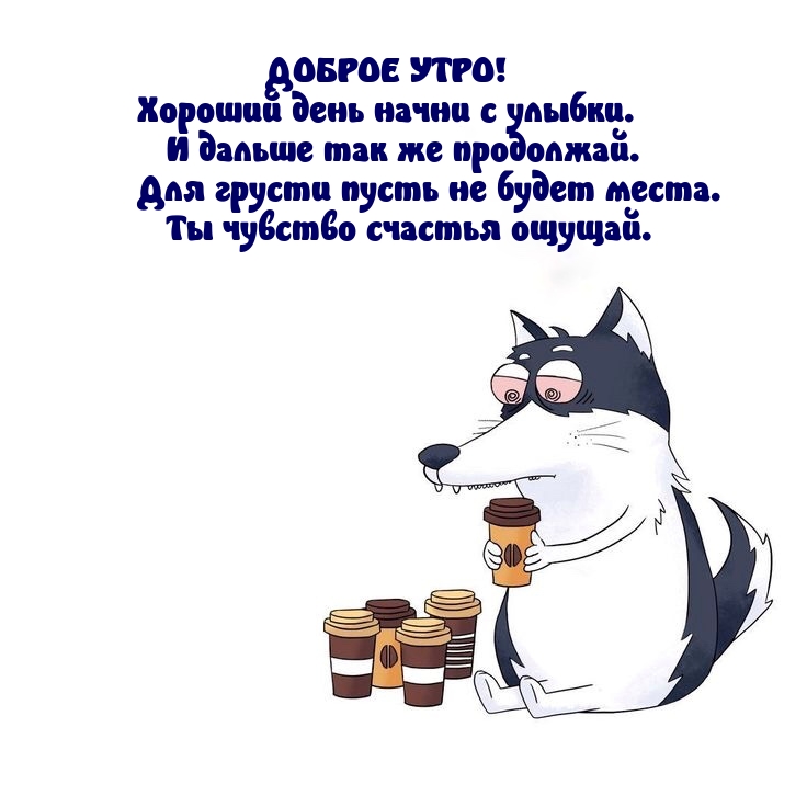 Доброе утро! Хороший день начни с улыбки.