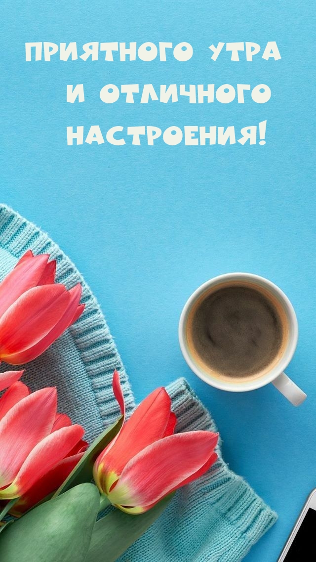 Приятного утра и отличного настроения!