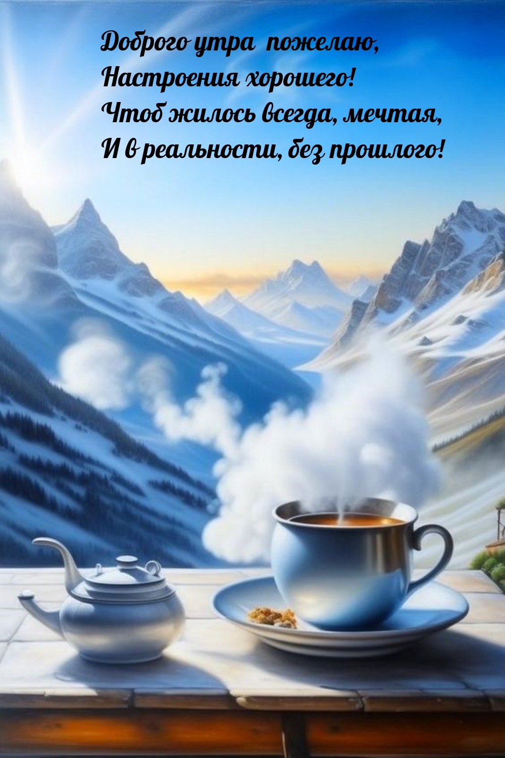 Доброго утра пожелаю, настроения хорошего!