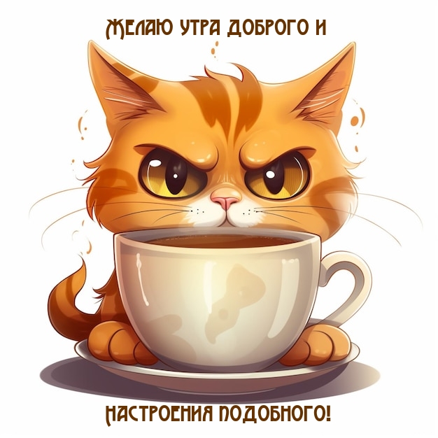 Желаю утра доброго и настроения подобного!