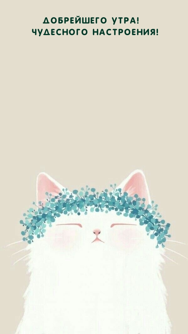 Добрейшего утра! Чудесного настроения!