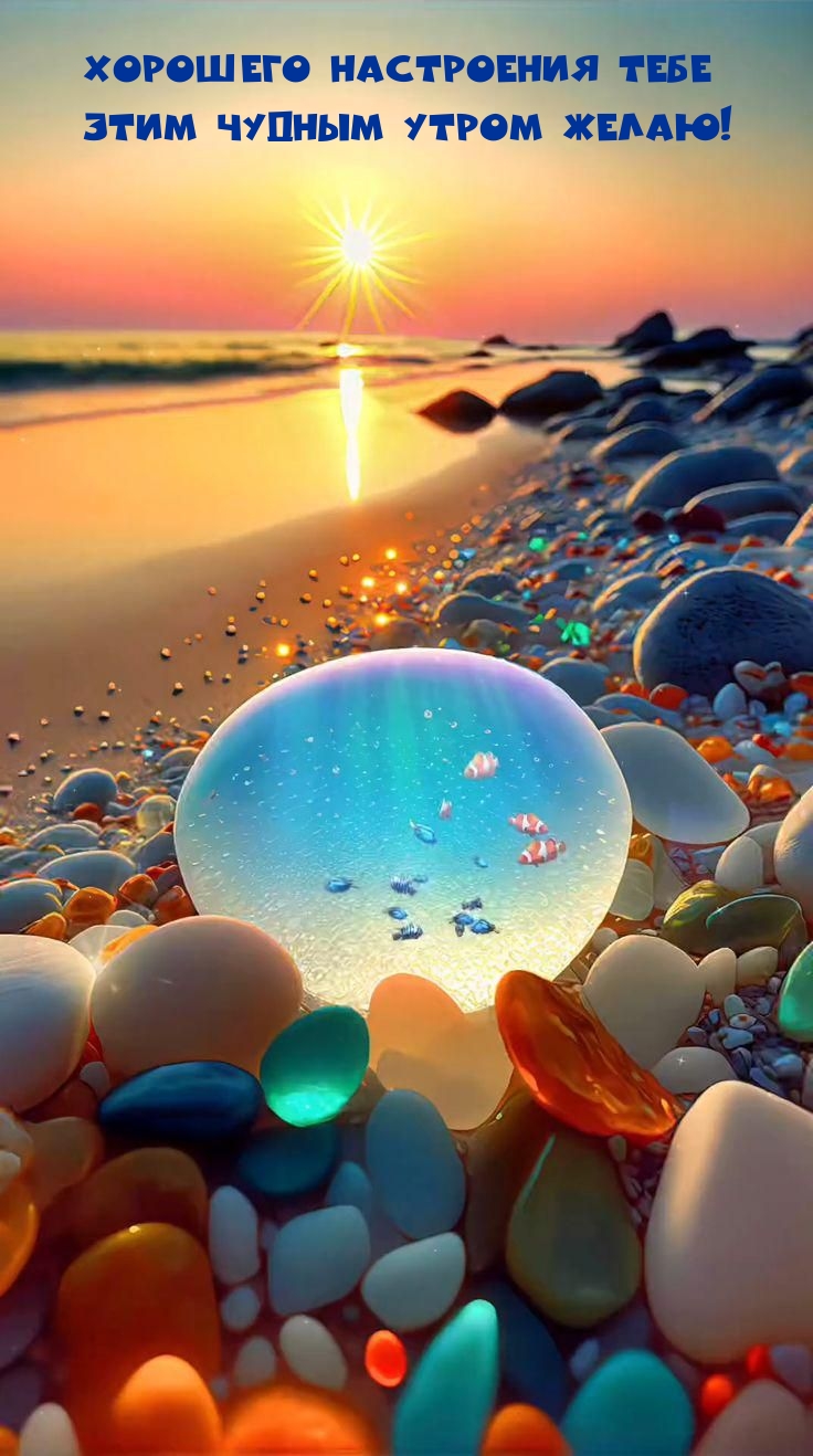 Хорошего настроения тебе этим чудным утром желаю!