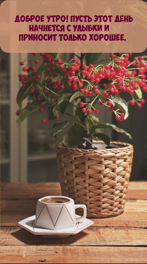 Доброе утро! Пусть этот день начнется с улыбки