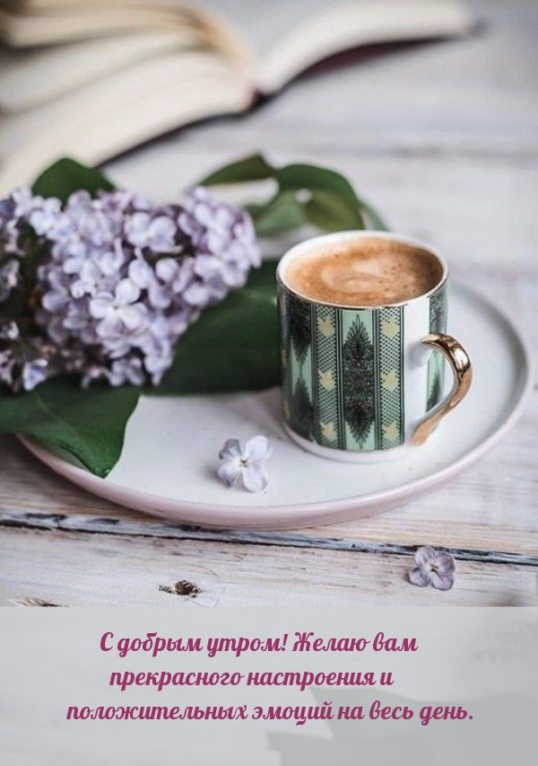 С добрым утром! Желаю вам прекрасного настроения