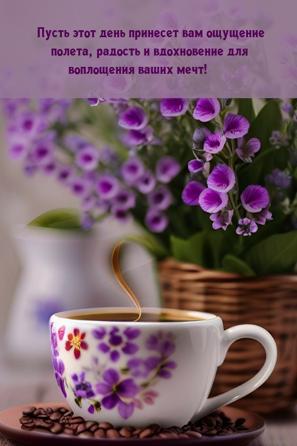 Пусть этот день принесет вам ощущение полета, радость