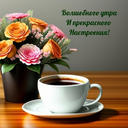 Волшебного утра и прекрасного настроения!