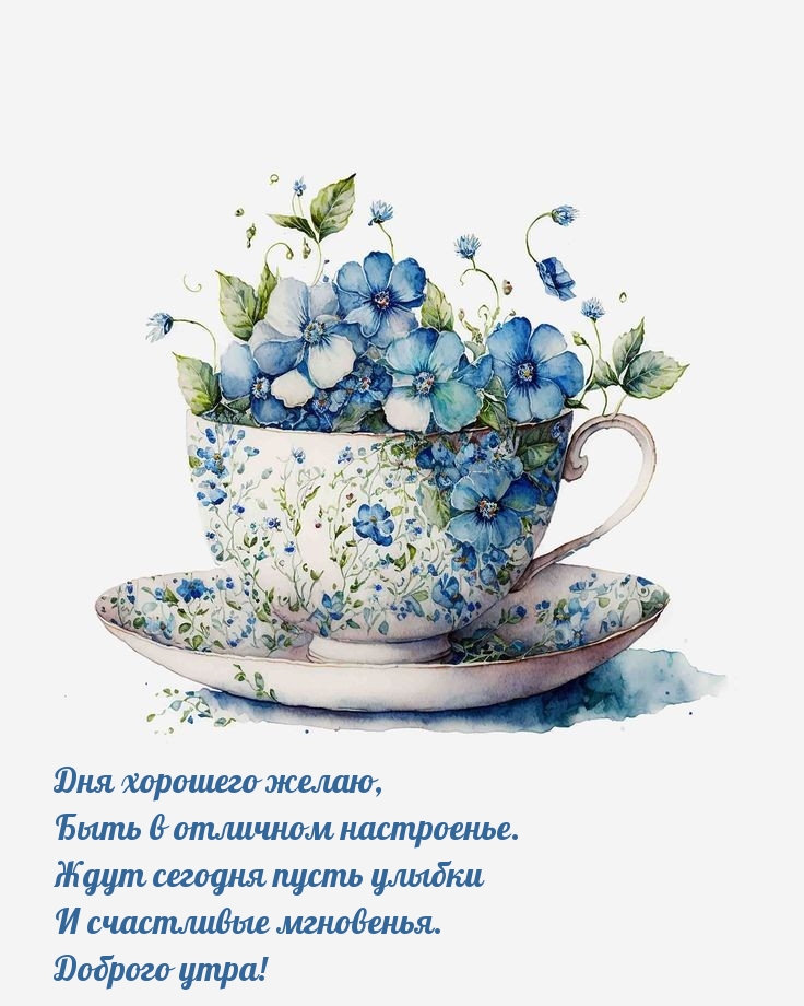 Дня хорошего желаю, быть в отличном настроенье.