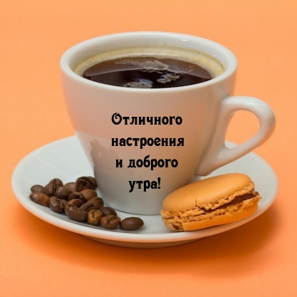 Отличного настроения и доброго утра!