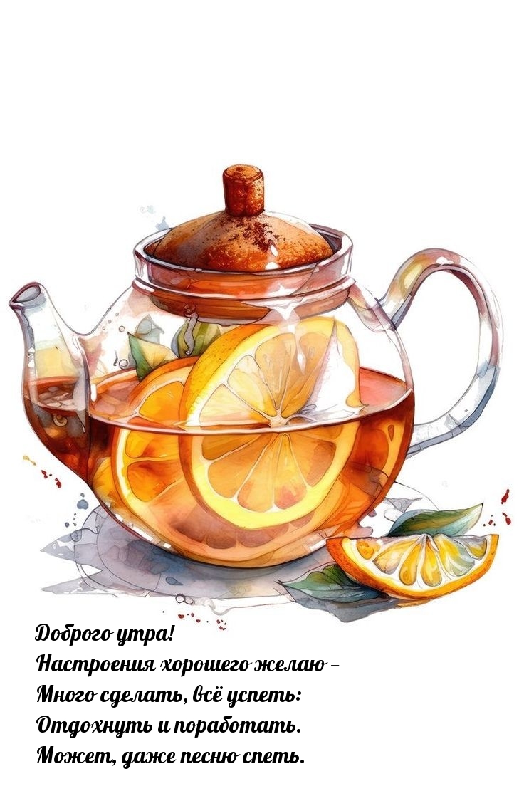 Доброго утра! Настроения хорошего желаю — много сделать 