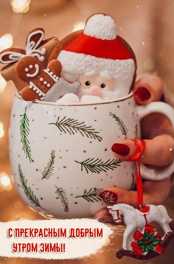 С прекрасным добрым утром зимы!