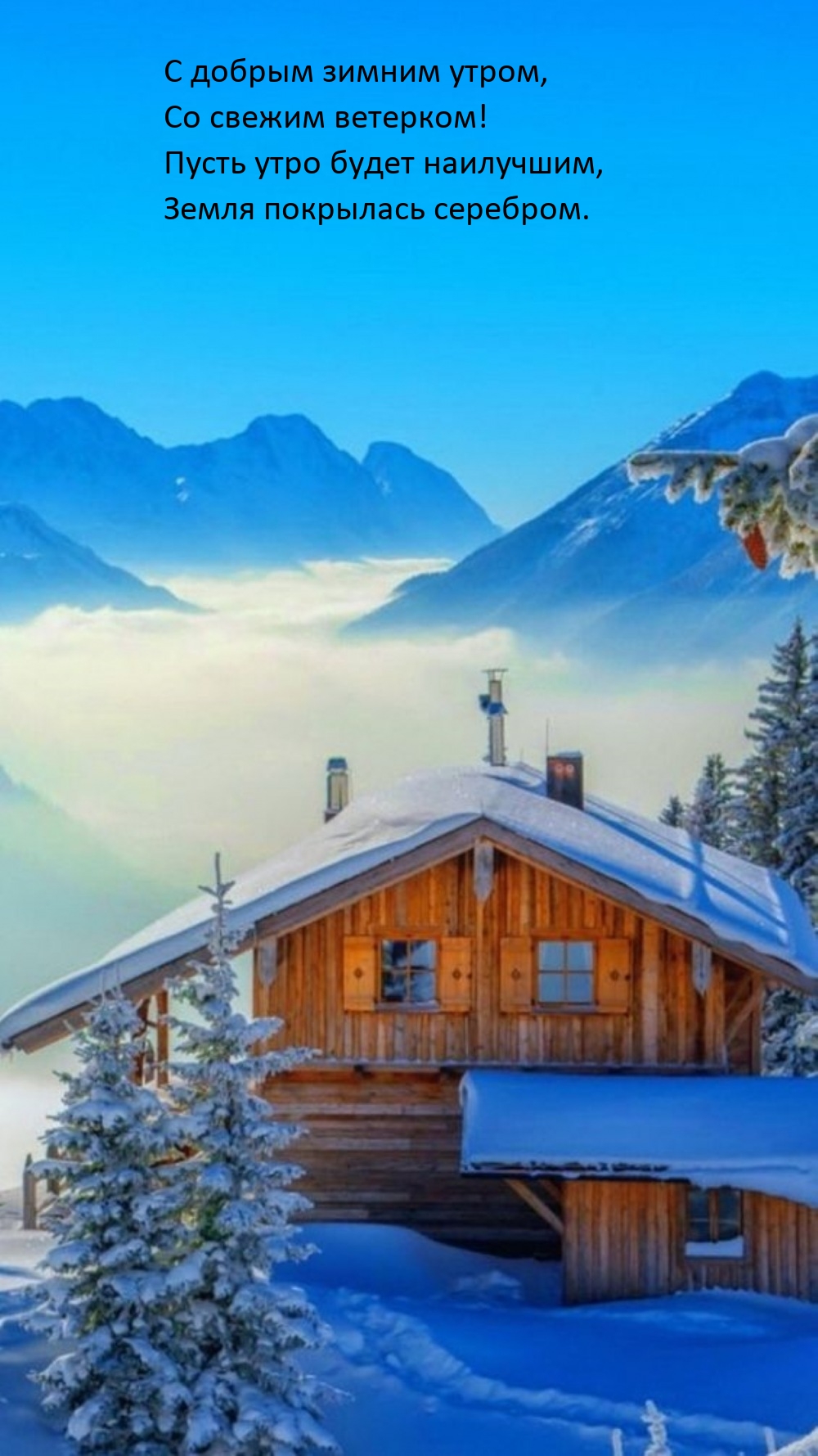 С добрым зимним утром, со свежим ветерком!