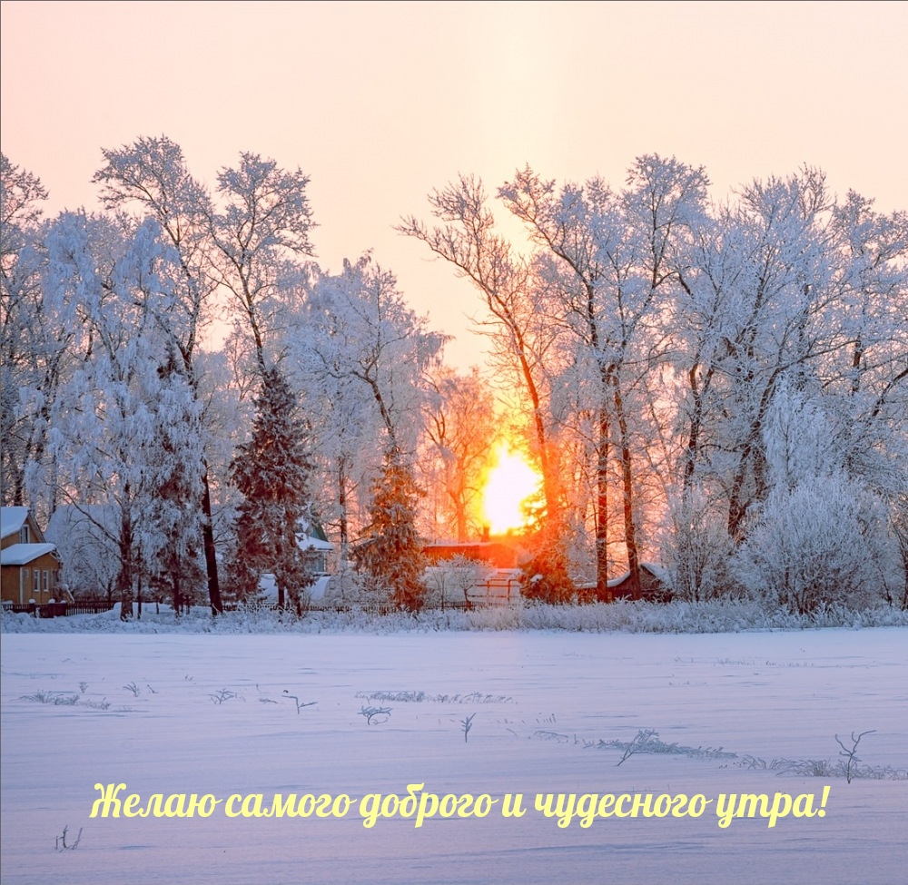 Желаю самого доброго и чудесного утра!