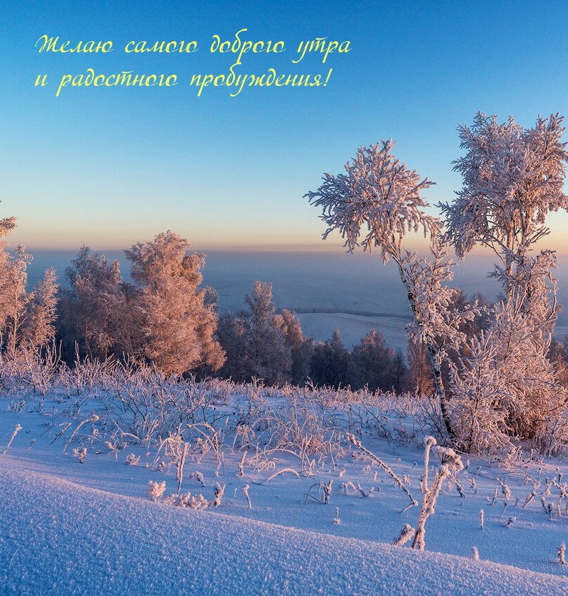 Желаю самого доброго утра и радостного пробуждения!