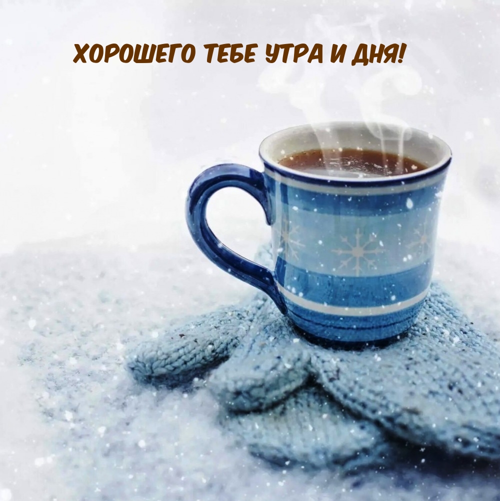 Хорошего тебе утра и дня!