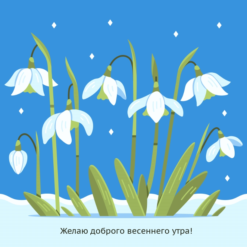 Желаю доброго весеннего утра!