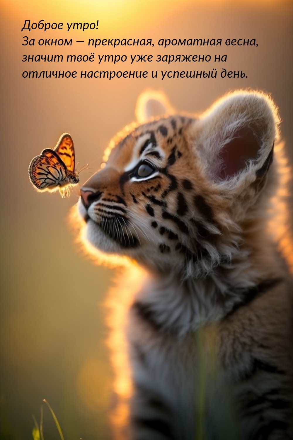 Доброе утро! За окном — прекрасная, ароматная весна