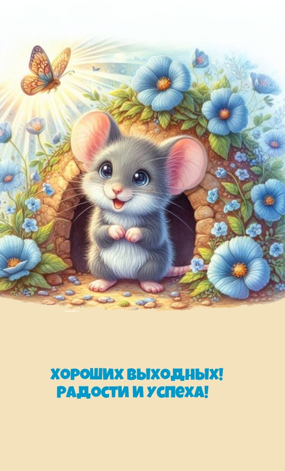 Хороших выходных! Радости и успеха!