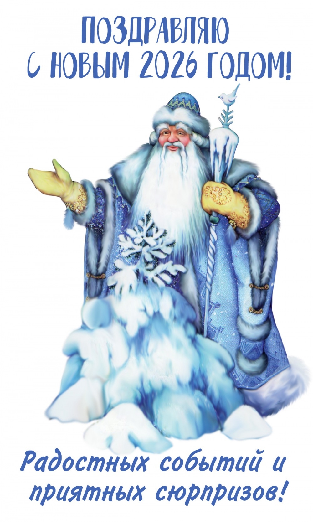 Радостных событий и приятных сюрпризов в 2026 году!