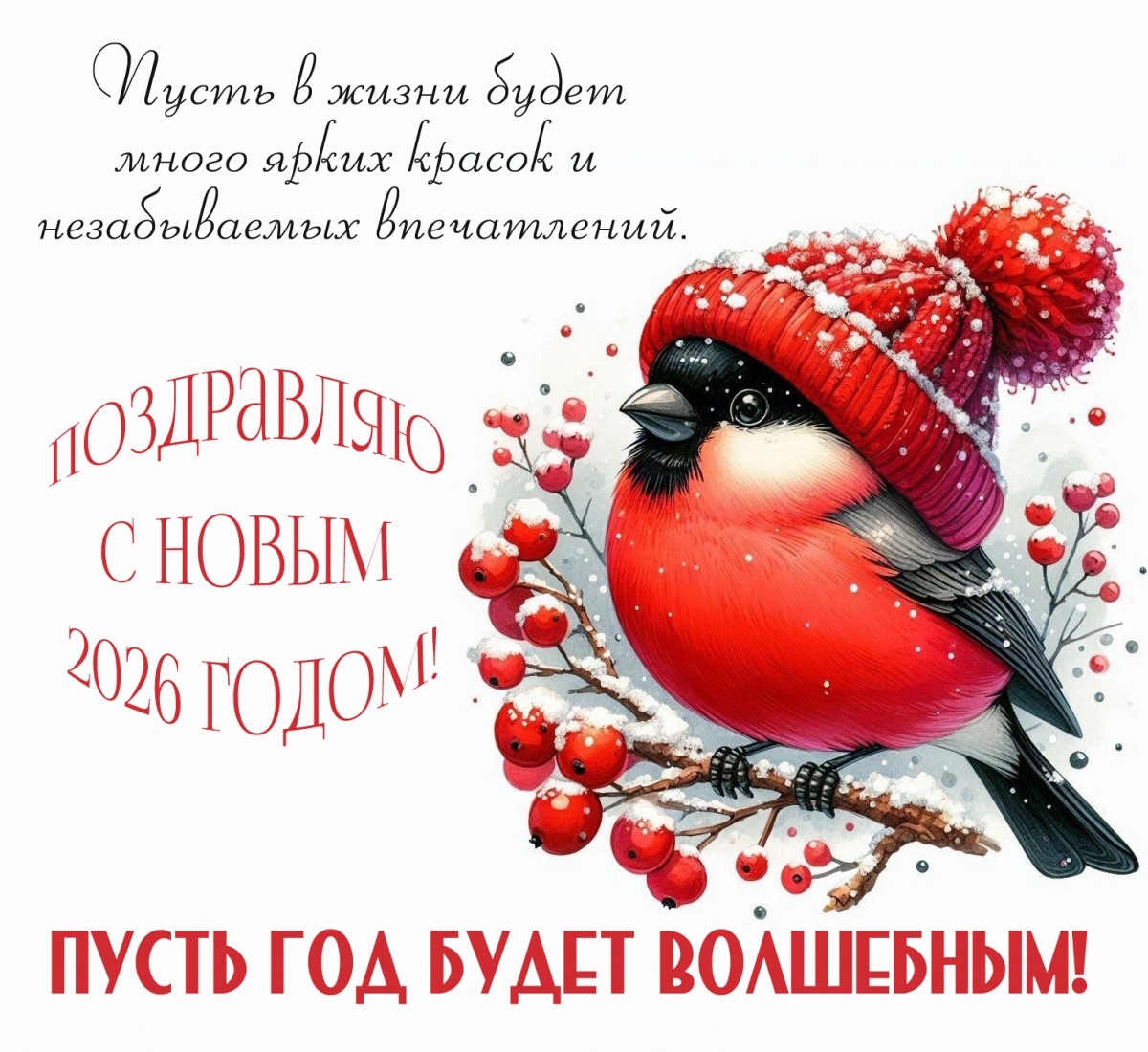 Пусть в жизни будет много ярких красок и незабываемых впечатлений