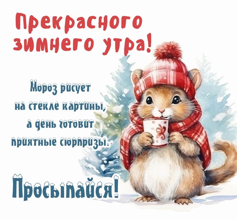 Прекрасного зимнего утра!